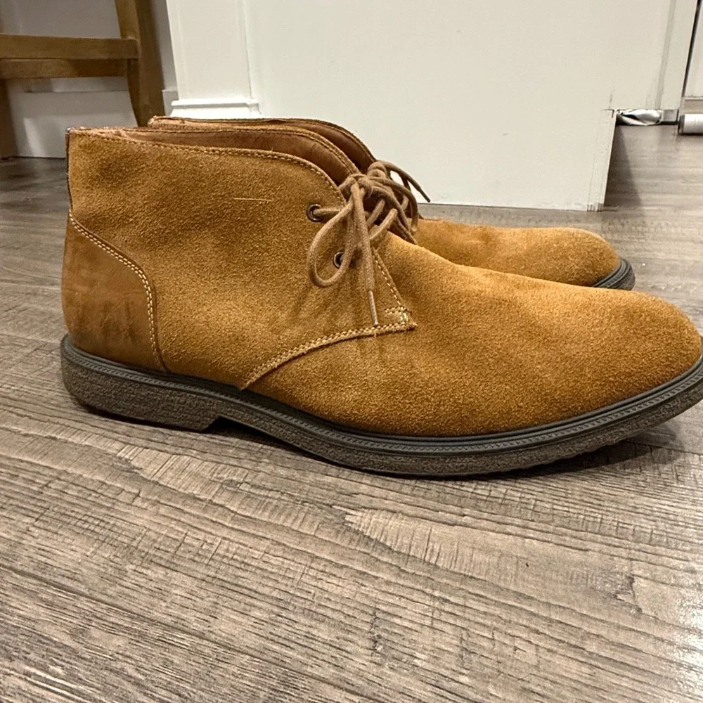 G.H. Bass Radley Chukka Boots Men's 13M Brown Suede Leather Ankle Boots